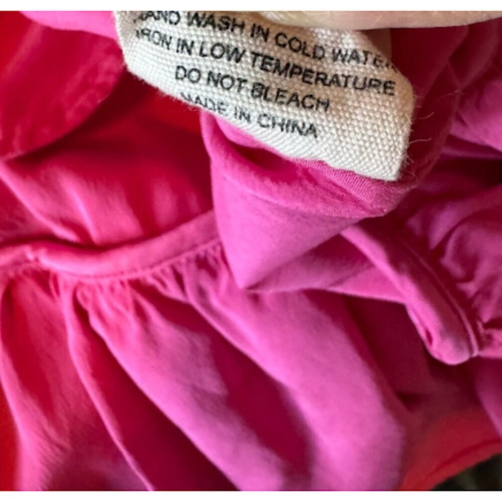 Pink Ruffled Tiered Mini Dress - Picture 8 of 12